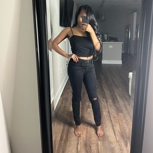 American Eagle Jeans, Size 6, Color Black